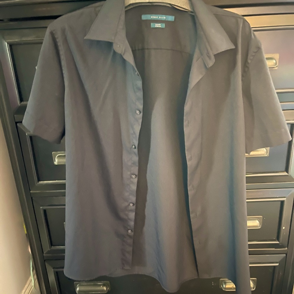 Black button up